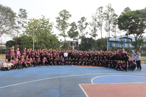 Mahasiswa tingkat 3 Politeknik Gajah Tunggal kembali mendapatkan pembekalan karakter melalui Pelatihan Kedisiplinan Mahasiswa Tingkat 3 bersama Yonif 203/AK