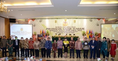Wisuda Politeknik Gajah Tunggal Angkatan XXXI dan XXXII Tahun 2022 pada 13 Agustus 2022