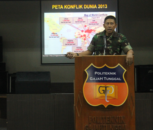 Kunjungan & Kuliah Umum Pangdam Jaya/Jayakarta, Bapak Mayjen TNI Agus Sutomo, SE, pada 11 November 2014 & 18 November 2014